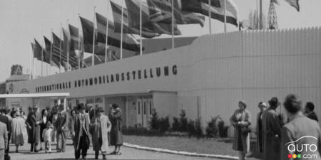 The first Frankfurt auto show, 1951