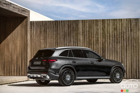 Rear of 2023 Mercedes-Benz GLC