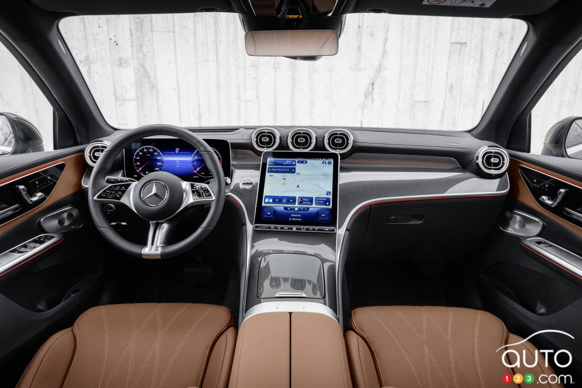 Mercedes-Benz GLC 2023, intérieur