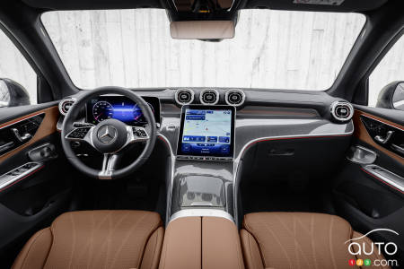 Interior of 2023 Mercedes-Benz GLC