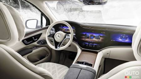 Mercedes-Benz EQS SUV 2023, intérieur
