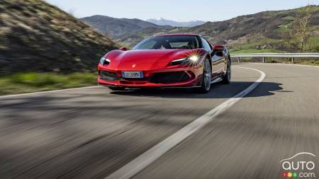 The Ferrari 296 GTB hybrid model