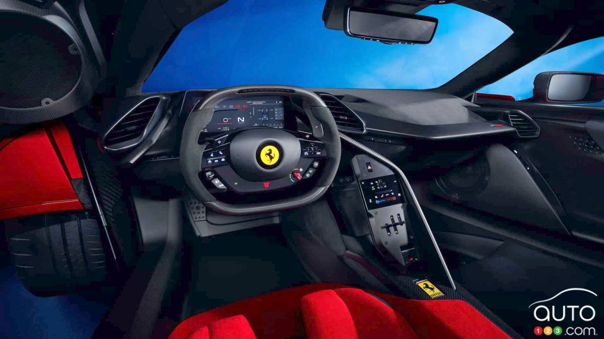 La Ferrari F80, intérieur