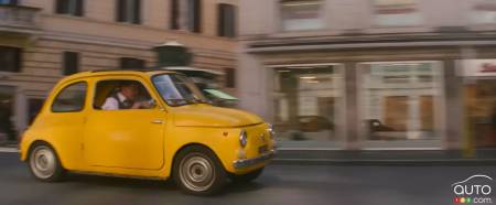 The old Fiat 500 ....