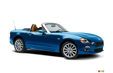 La Fiat 124 Spider montrée au Salon de Los Angeles, 2015