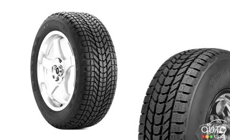 The Firestone Winterforce LT tire