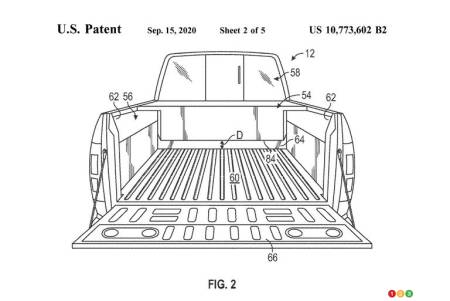 Brevet pour prolongeur d'autonomie pour le Ford F-150 , fig. 2