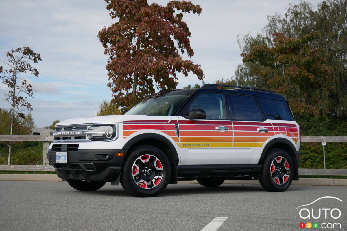 Ford Bronco Sport Free Wheeling 2024, trois quarts avant