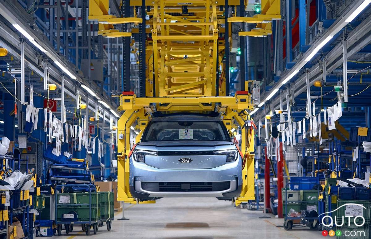 Le Ford Explorer électrique, dans l'usine de Cologne de Ford