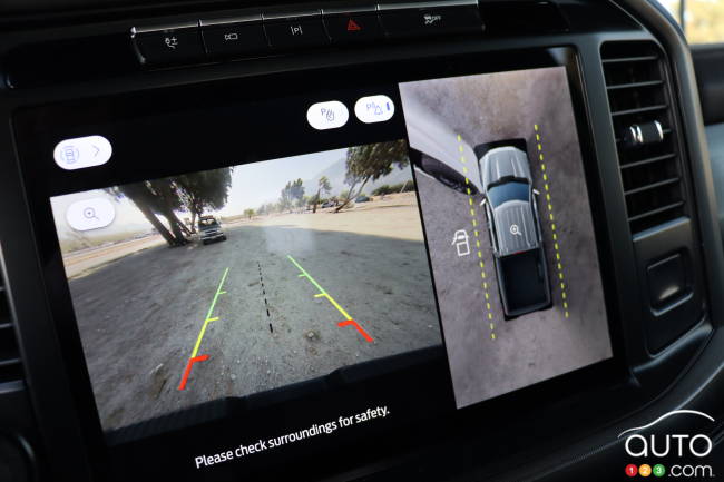 2024 Ford F-150 Tremor, camera view for attaching trailer