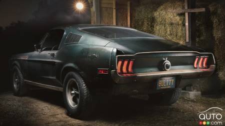 One of the original 1968 Ford Mustang cars used for Bullitt