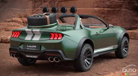 The Mustang Shelby GT350 off-road concept