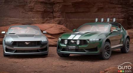 The Mustang Shelby GT350 off-road concept,with a Ford Mustang Shelby