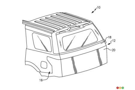 Ford's new split tailgate patent application, fig. 2
