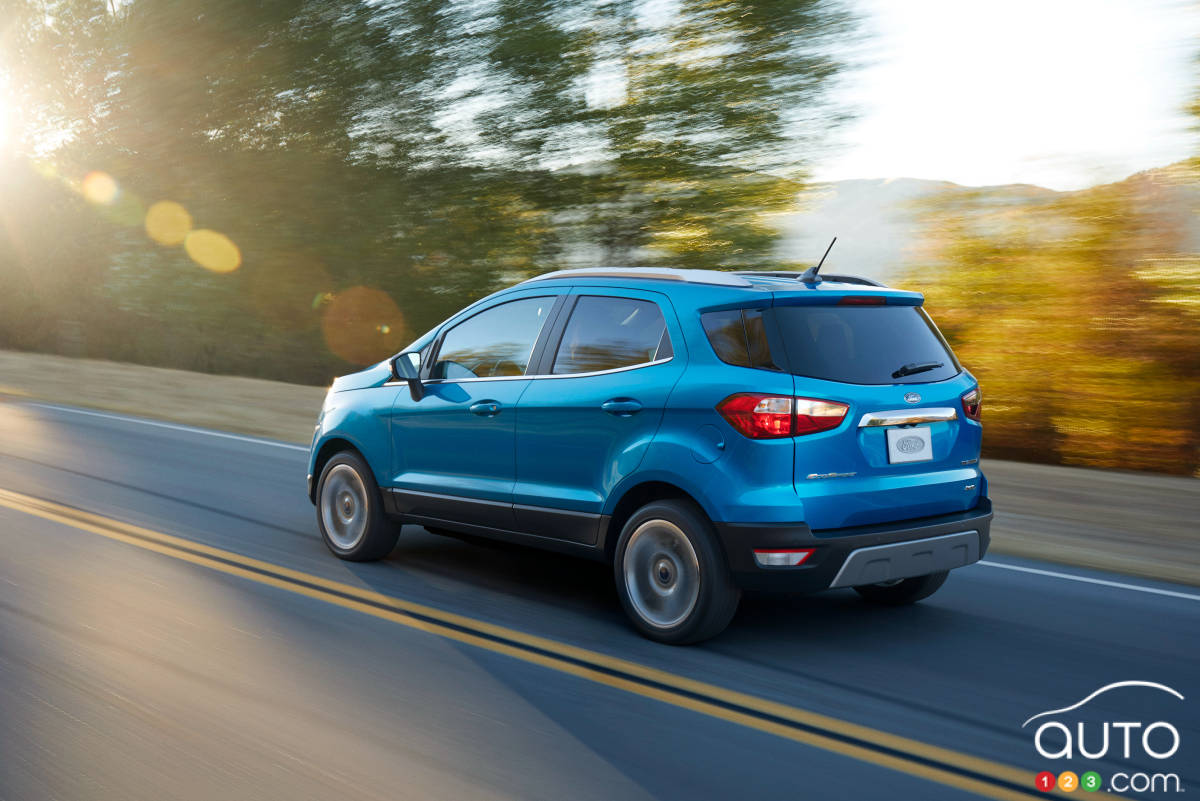 Ford EcoSport 2020, trois quarts arrière