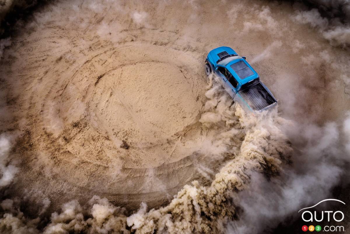 Ford F-150 Raptor, de haut