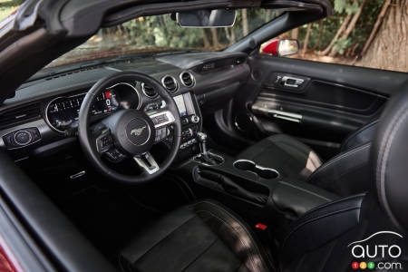 Ford Mustang GT décapotable 2020, intérieur