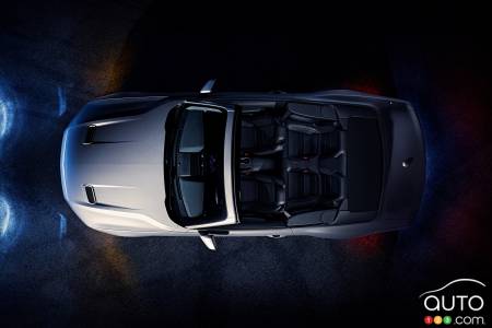 Ford Mustang GT décapotable 2020, de haut