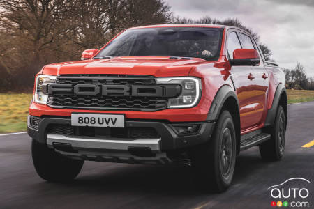 Ford Ranger Raptor 2023 (Europe), avant