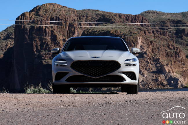 Front of Genesis G70 2024