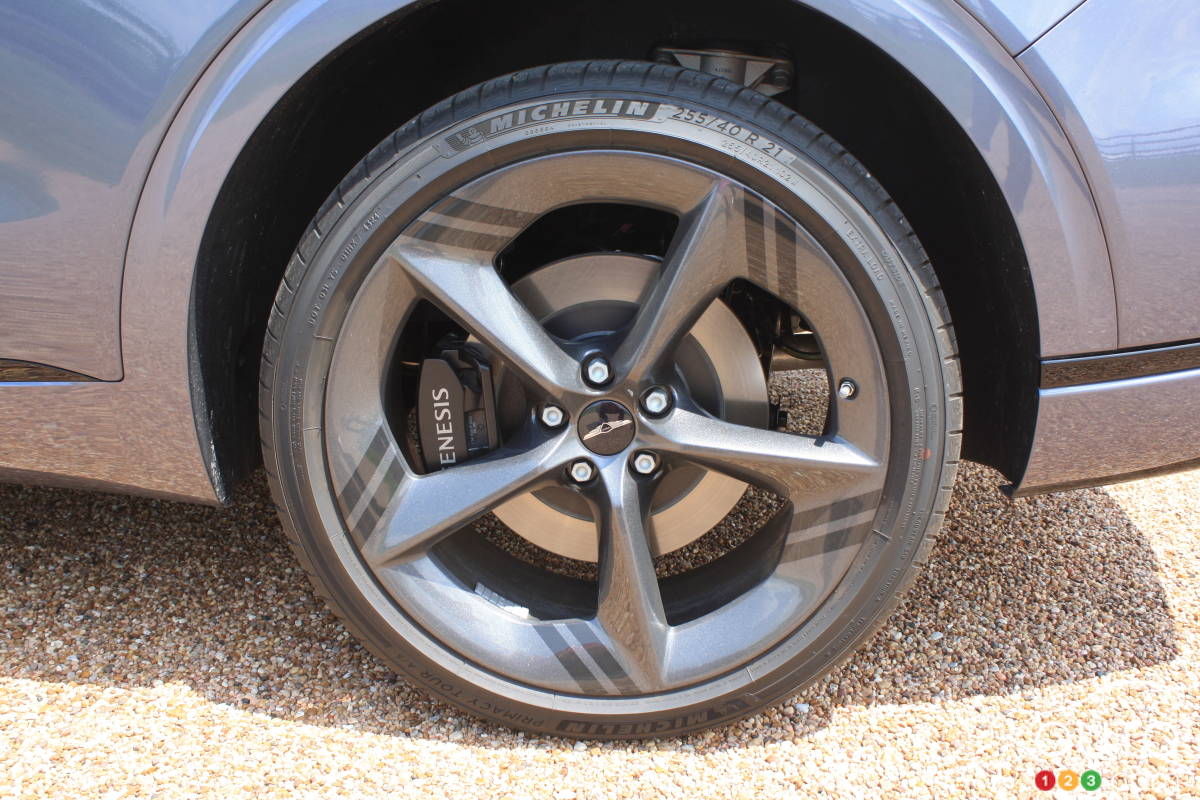 Le Genesis GV70 2026, roue