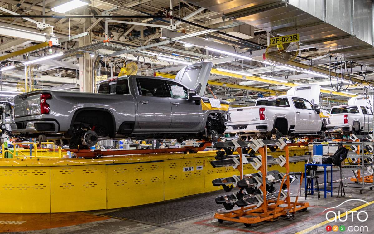 L'usine de General Motors à Oshawa, en Ontario