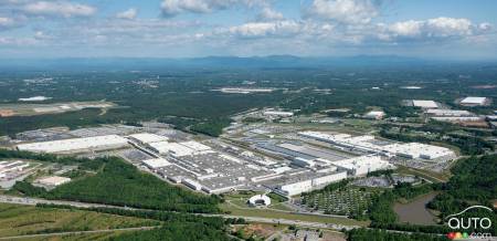 BMW factory construction for electric cars