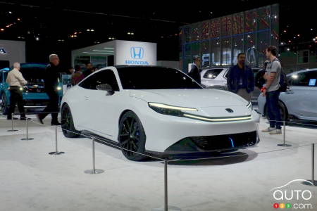 The Honda Prelude concept, three-quarters front