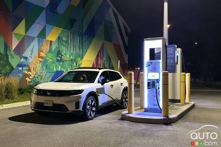 The Honda Prologue, charging