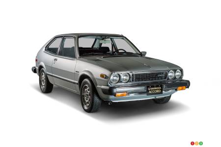 1976 Honda Accord, three-quarters front