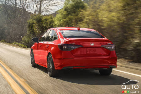 The Honda Civic hybrid