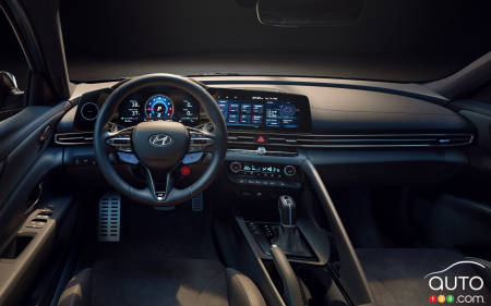 Hyundai Elantra N 2022 (Europe), intérieur