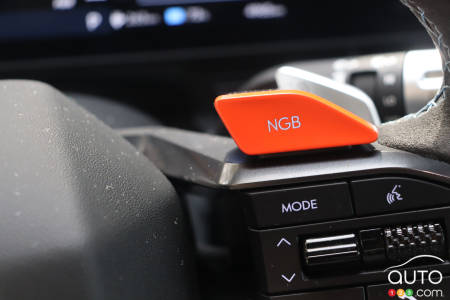 Le bouton 'N Grin Boost' dans le Hyundai Ioniq 5 N 2025