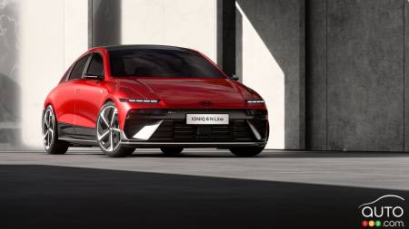 Hyundai Ioniq 6 N Line 2026, avant