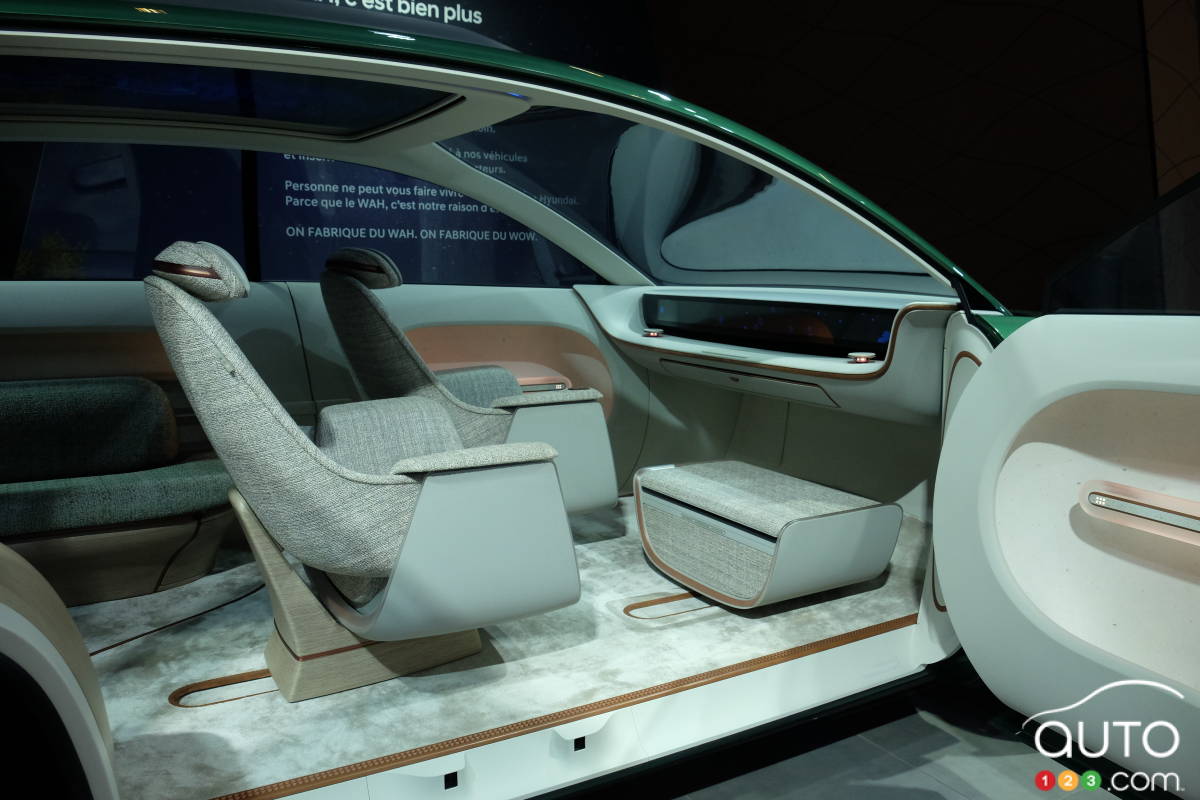 Habitacle du concept Hyundai Seven