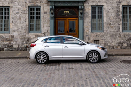 2020 Hyundai Accent, profile