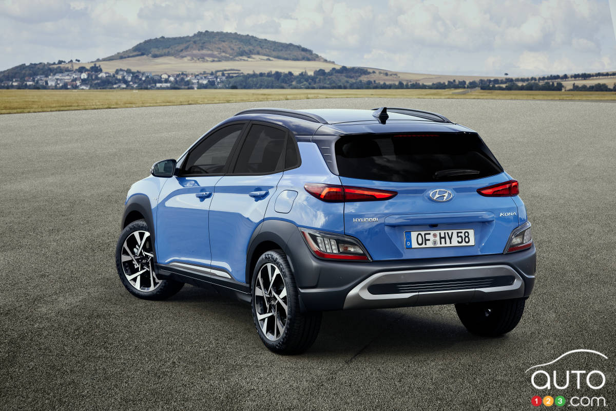 Hyundai Kona 2022, trois quarts arrière
