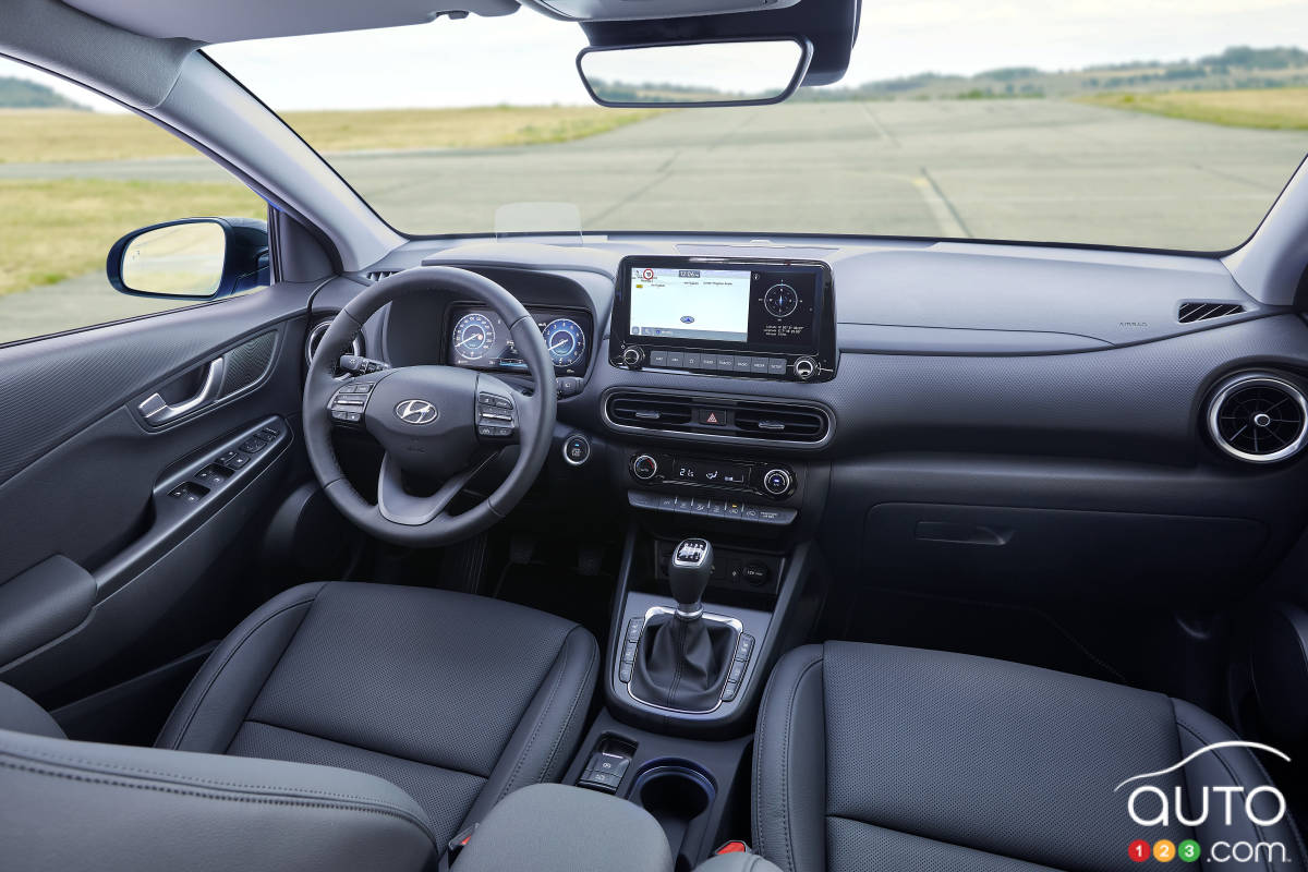 Hyundai Kona 2022, intérieur