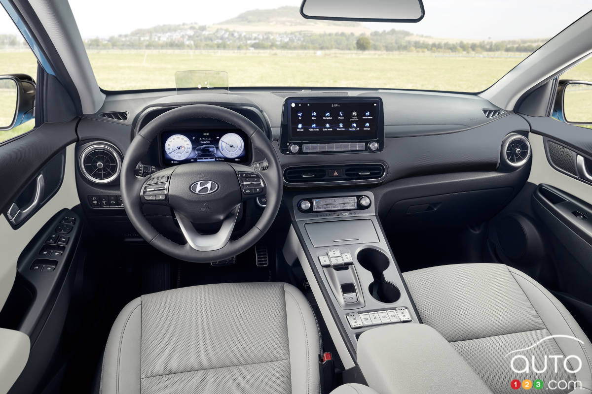 Hyundai Kona Electric, intérieur