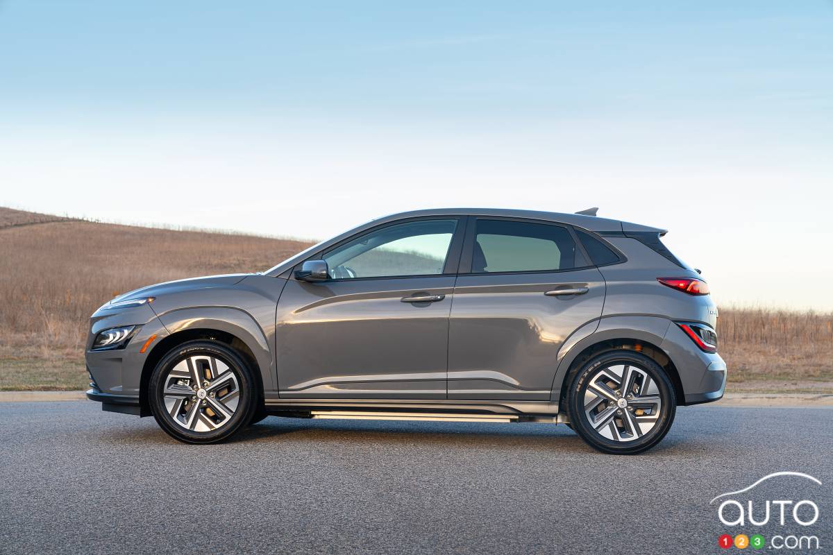 Hyundai Kona électrique 2022, profil