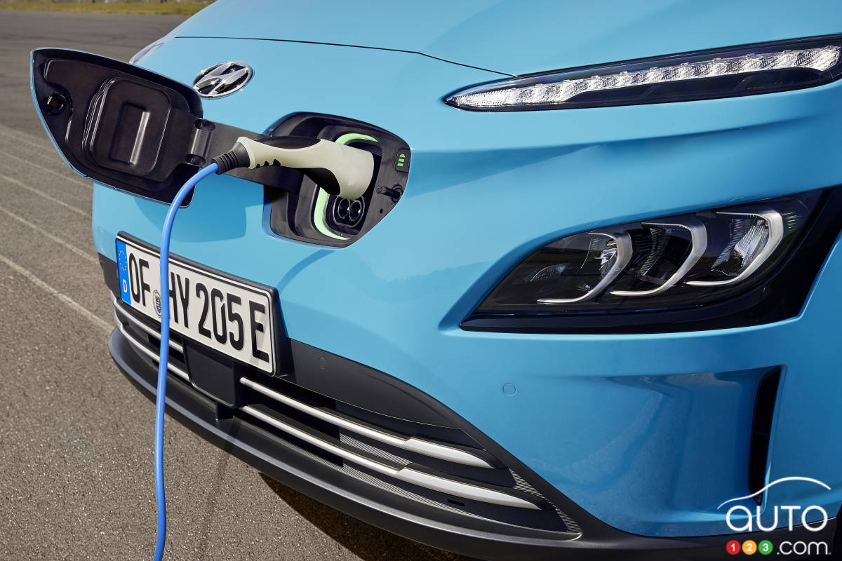 Hyundai Kona EV, au chargement