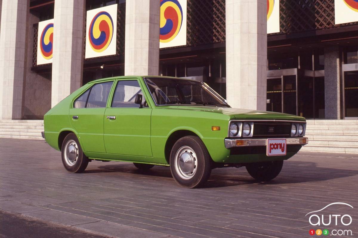 La Hyundai Pony de 1975