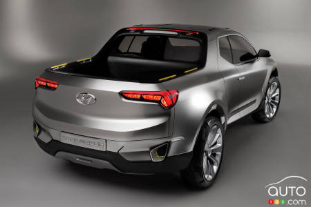Hyundai Santa Cruz concept, three-quarters rear