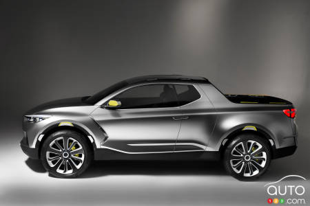 Hyundai Santa Cruz concept, profile