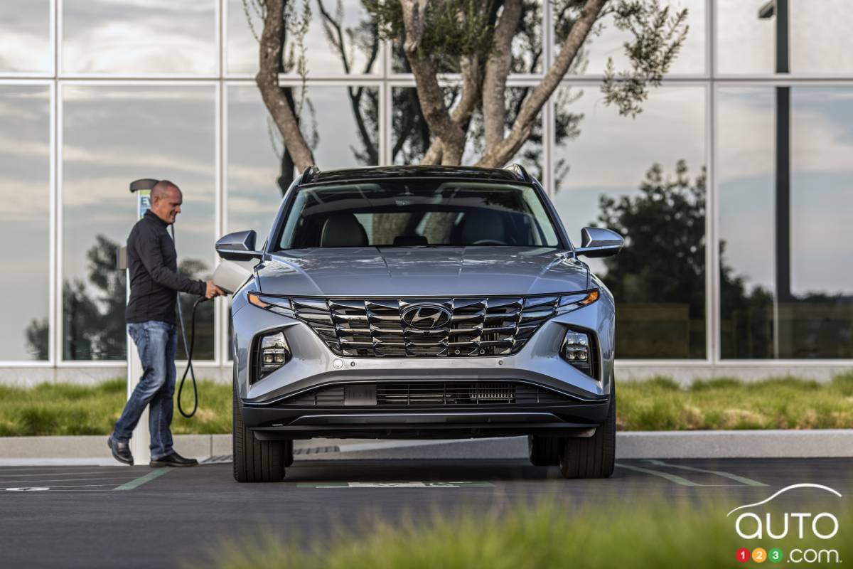 Hyundai Tucson PHEV, avant