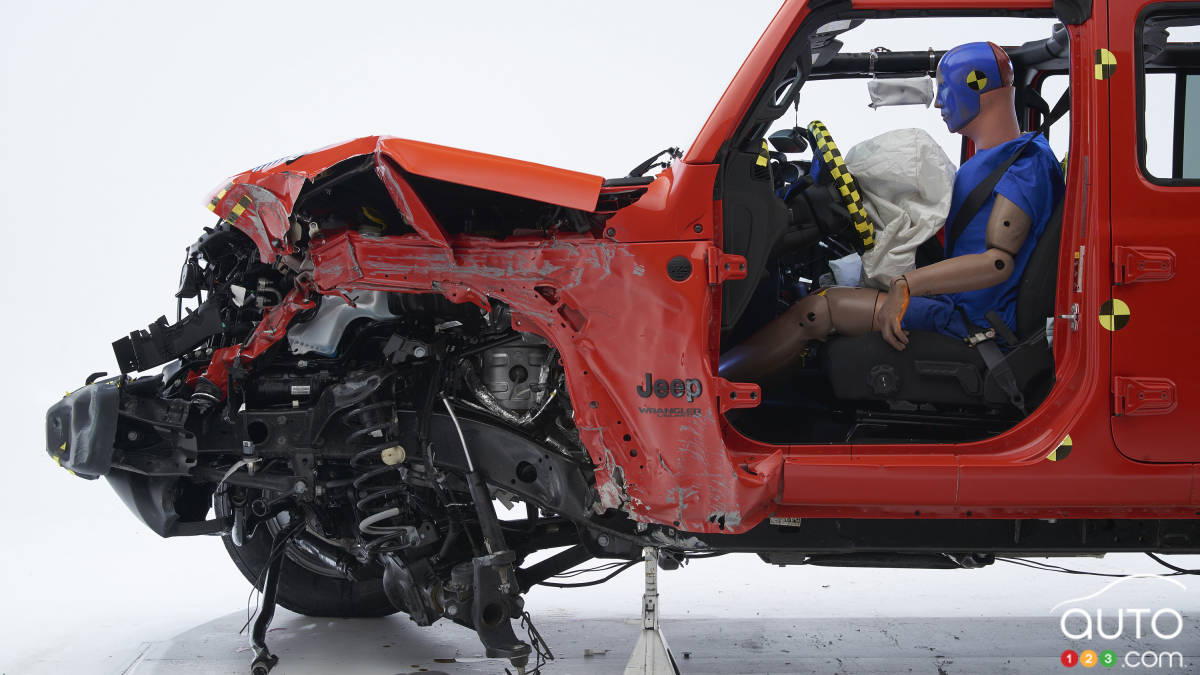 Jeep Wrangler fails IIHS test, again | Car News | Auto123