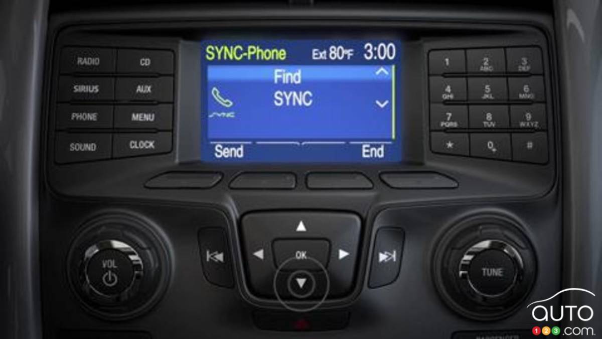 Ford Escape hybride 2020, système SYNC