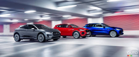 The Jaguar E-Pace, I-Pace and F-Pace