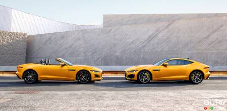 Les Jaguar F-Type, en versions décapotable et coupé