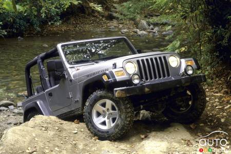 Le Jeep Wrangler Rubicon 2003